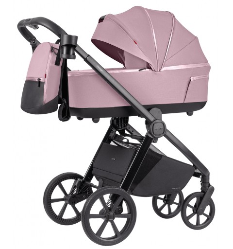 Carrello Omega Plus NEW'24  - wózek wielofunkcyjny, zestaw 2w1 z opcją 3w1 i 4w1 | Galaxy Pink
